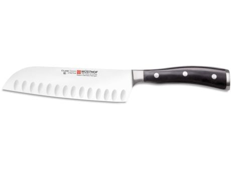 Wüsthof CLASSIC IKON Santoku mit Kullenschliff 17cm