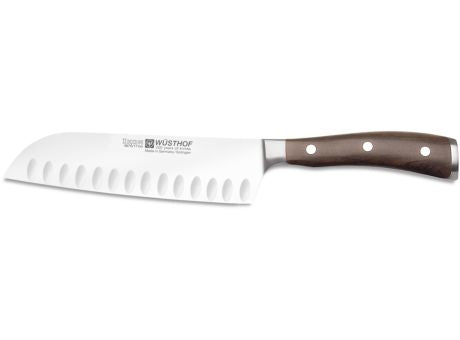 Wüsthof IKON Santoku mit Kullenschliff 17cm