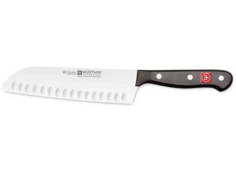 Wüsthof GOURMET Santoku mit Kullenschliff 17cm