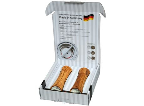 Zassenhaus Mühlen-Set Frankfurt 18cm Olivenholz