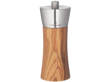 Zassenhaus Pfeffermühle Augsburg 14cm Olivenholz