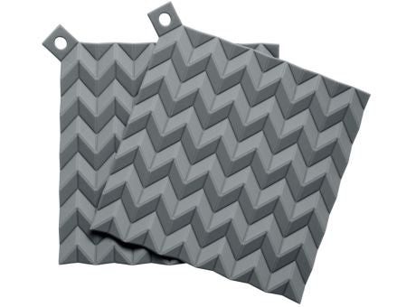 RIG-TIG HOLD-ON Topflappen 2 Stck grey