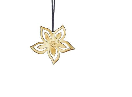 Rosendahl Weihnachten Christbaumanhänger Weihnachtsrose gold