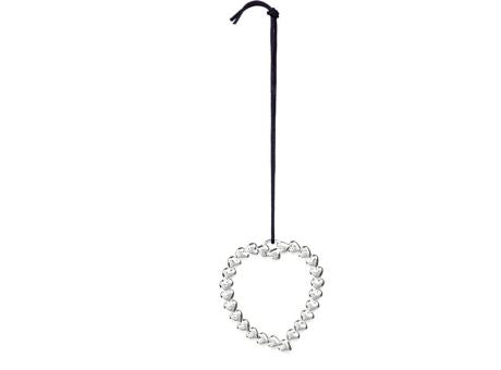 Rosendahl Weihnachten Christbaumanhänger Herzkranz silber