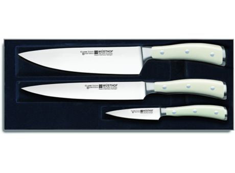Wüsthof CLASSIC IKON CREME Messersatz 3-tlg