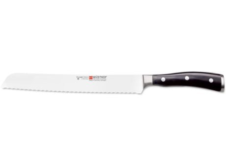 Wüsthof CLASSIC IKON Brotmesser mit Präzisions- Doppelwelle 23cm
