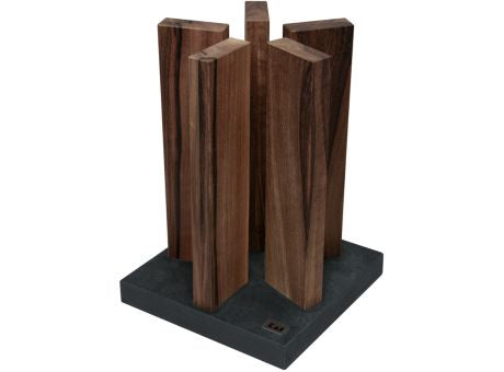 KAI Stonehenge Messerblock Walnuss/Granit