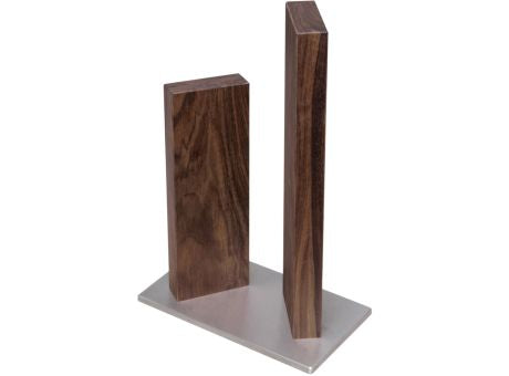 KAI Stonehenge Messerblock Edelstahl/Walnuss klein
