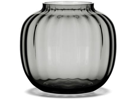 Holmegaard Primula Vase smoke 12 5cm