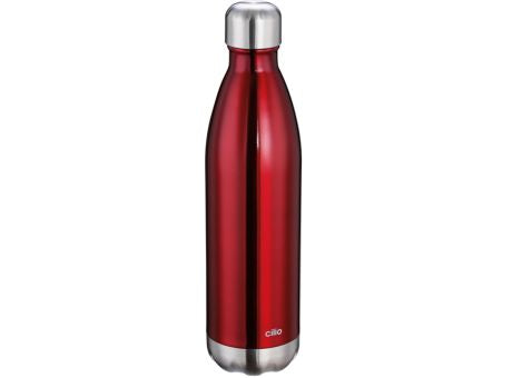 Cilio Isoliertrinkflasche ELEGANTE 0 75L rot