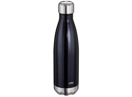 Cilio Isoliertrinkflasche ELEGANTE 0 5L schwarz