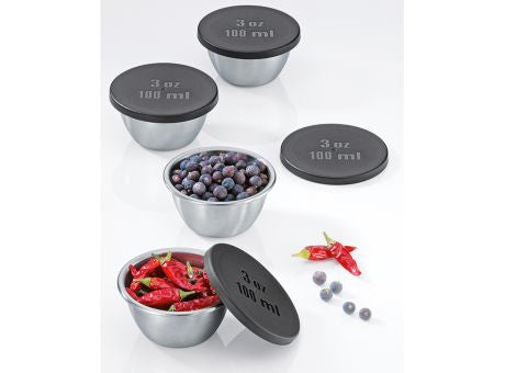 Küchenprofi Mini-Gewürzdosen 0,1l 4er Set
