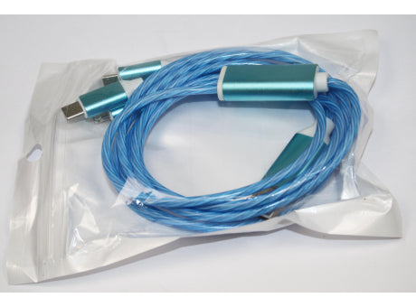 Ladekabel "LEDflow Cable 3in1“