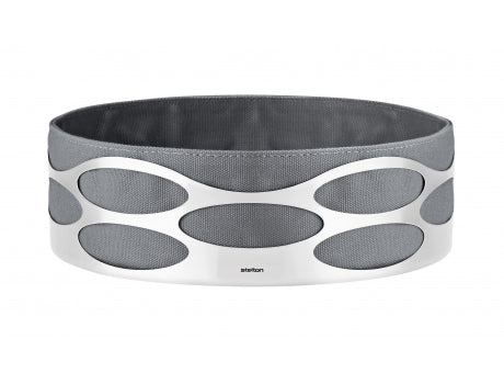 Stelton Embrace Brotschale 7 x 23 cm grey