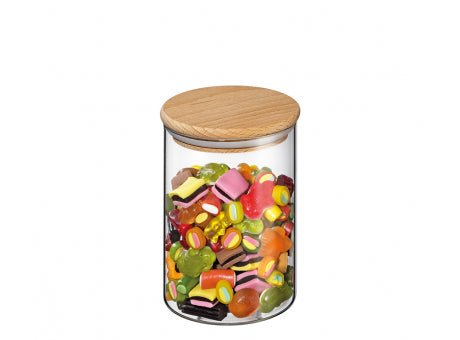 Zassenhaus Vorratsglas mit Holzdeckel 850ml