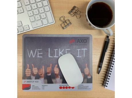 Mousepad AXOTop 400, 24 x 19,5 cm rechteckig, 2,4 mm dick
