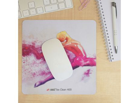 Mousepad AXOTex Clean 400, 24 x 19,5 cm rechteckig, 2,4 mm dick