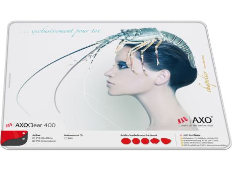 Schreibunterlage AXOClear 500, 50 x 34 cm rechteckig, 0,9 mm dick