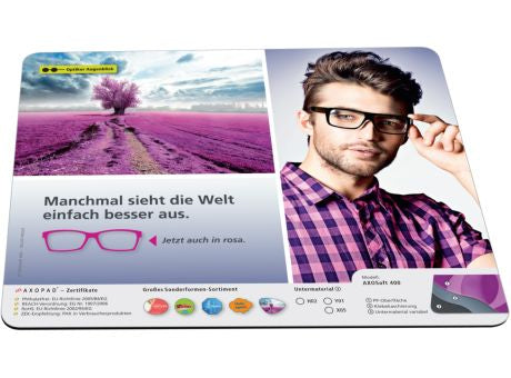 Zahlmatte AXOSoft 600, 24 x 19,5 cm rechteckig, 1,1 mm dick