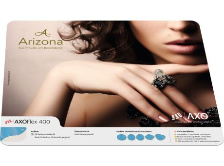 Mousepad AXOFlex 400, 24 x 19,5 cm rechteckig, 0,8 mm dick