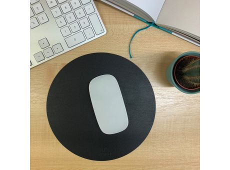 Mousepad AXONature 400, Farbe Schwarz, 24 x 19,5 cm rechteckig, 2 mm dick
