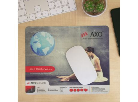 Mousepad AXOIdent 400, 24 x 19,5 cm rechteckig, 1,4 mm dick