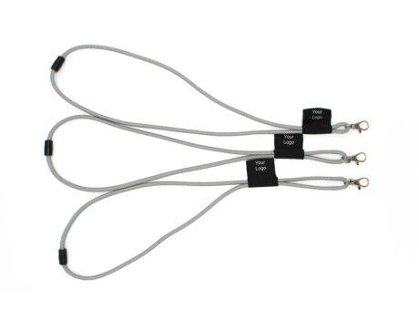 Tube Lanyard Reflex silber