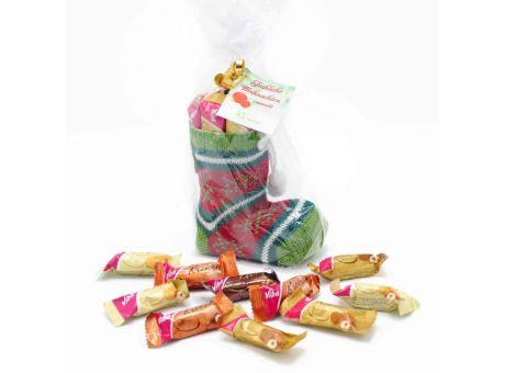 Nikolausstiefel Nougat, 70g, mit Grußkarte