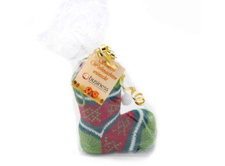 Nikolausstiefel Nougat, 100g, mit Grußkarte