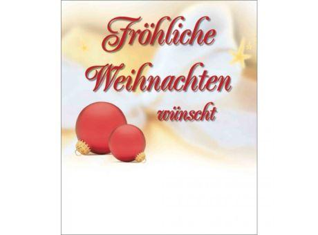 Organzasäckchen Christmas silber mit Kärtchen