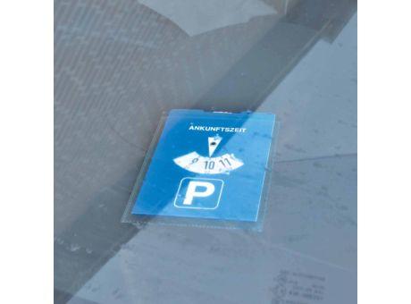 Klarsichthülle für Papp-Parkscheibe