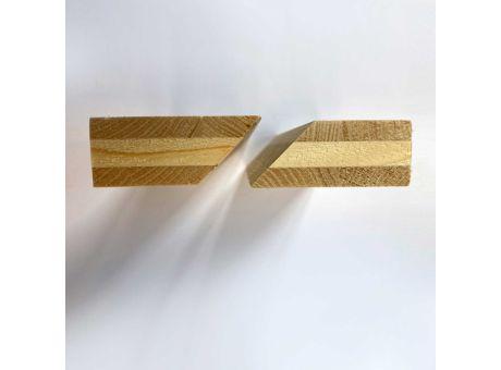 Knackenleistenset für Schallschutzplatten 2,5 cm Stärke