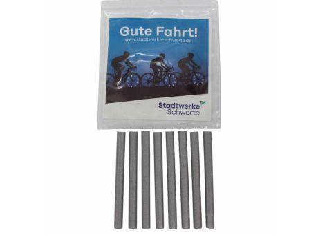 Speichensticks STICKY 8, silber reflektierend
