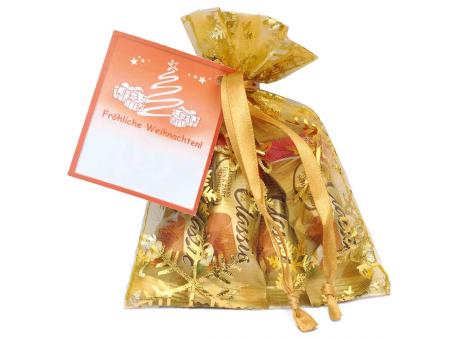 Organzasäckchen Nougat Classic 40, neutral