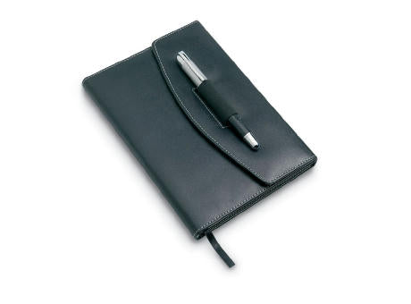 Portfolio mit Kugelschreiber