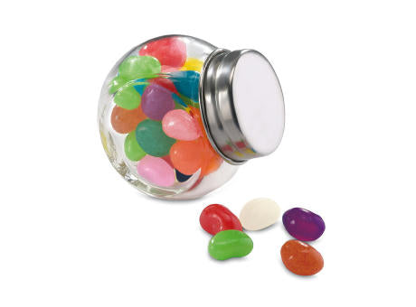 Geleebonbons im Glasspender
