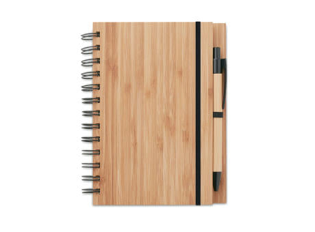 Notizbuch Bambusdeckel