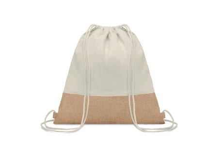 Beutel mit Kordelzug Jute