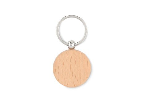 Schlüsselring Holz, rund