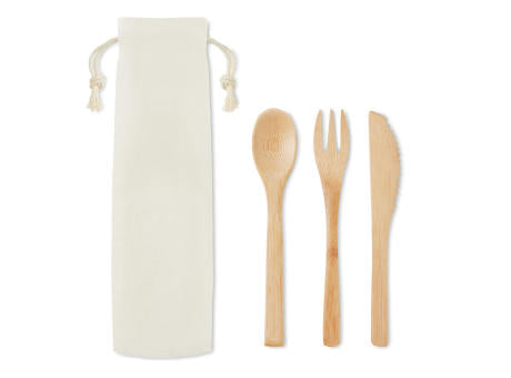 Besteck-Set Bambus