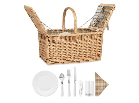 Picknickkorb aus Korbweide