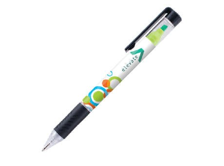 DELOS Kugelschreiber und Textmarker mit 4c-Druck all-over