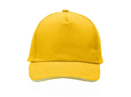 Cap 5 Panel mit Klettverschluss gebürstet