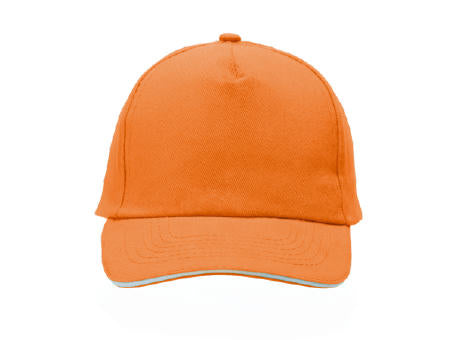 Cap 5 Panel mit Klettverschluss gebürstet
