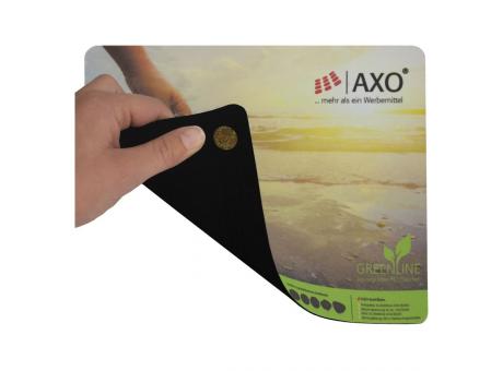 AXOPAD® Mousepad AXOTex Green 400, 24 x 19,5 cm rechteckig, 2,4 mm dick