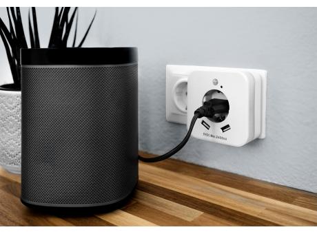 4in1 LED-Nachtlicht mit Bewegungsmelder & Steckdose inkl. USB