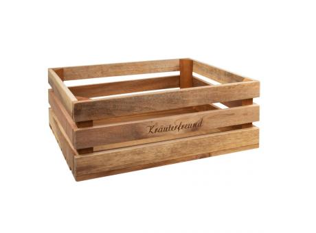 Holzkiste groß Kräuterfreund