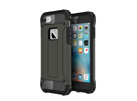 Handy Hülle iPhone™ 7/8/SE(2020/2022) Elephant Rugged Case PC Plastic/TPU Silicone schwarz