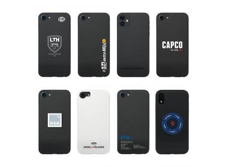 Handy Hülle iPhone™ 12/12 pro Black Series Soft Case TPU Silikon mit Mikrofaser Innenseite matt schwarz