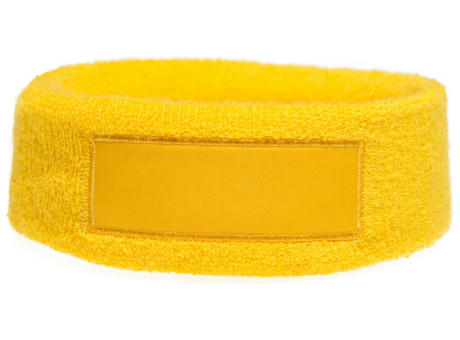 Frottier Stirnband mit Label